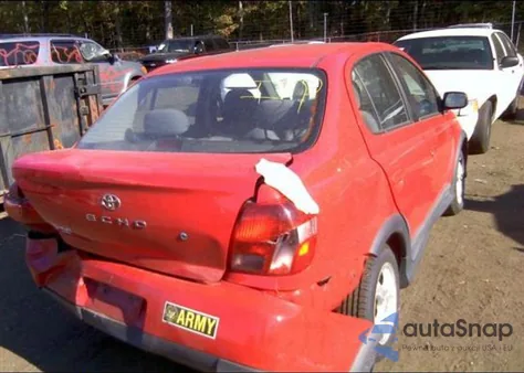 2000 Toyota Echo из США, поврежденный, VIN JTDBT1238Y0019288
